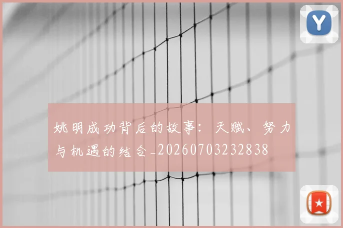 姚明成功背后的故事:天赋、努力与机遇的结合_20260703232838