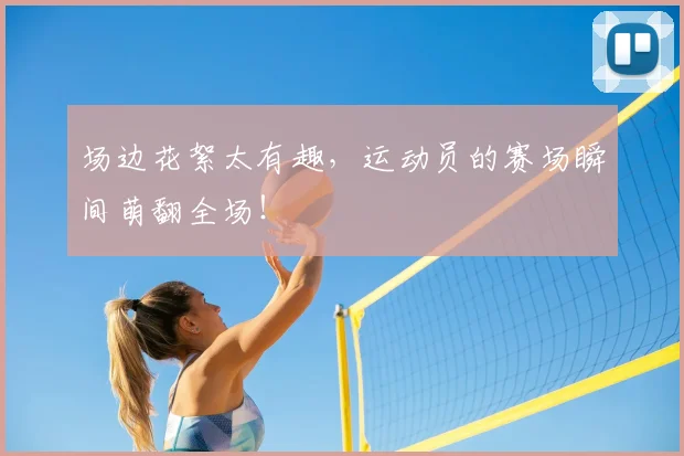 场边花絮太有趣,运动员的赛场瞬间萌翻全场!